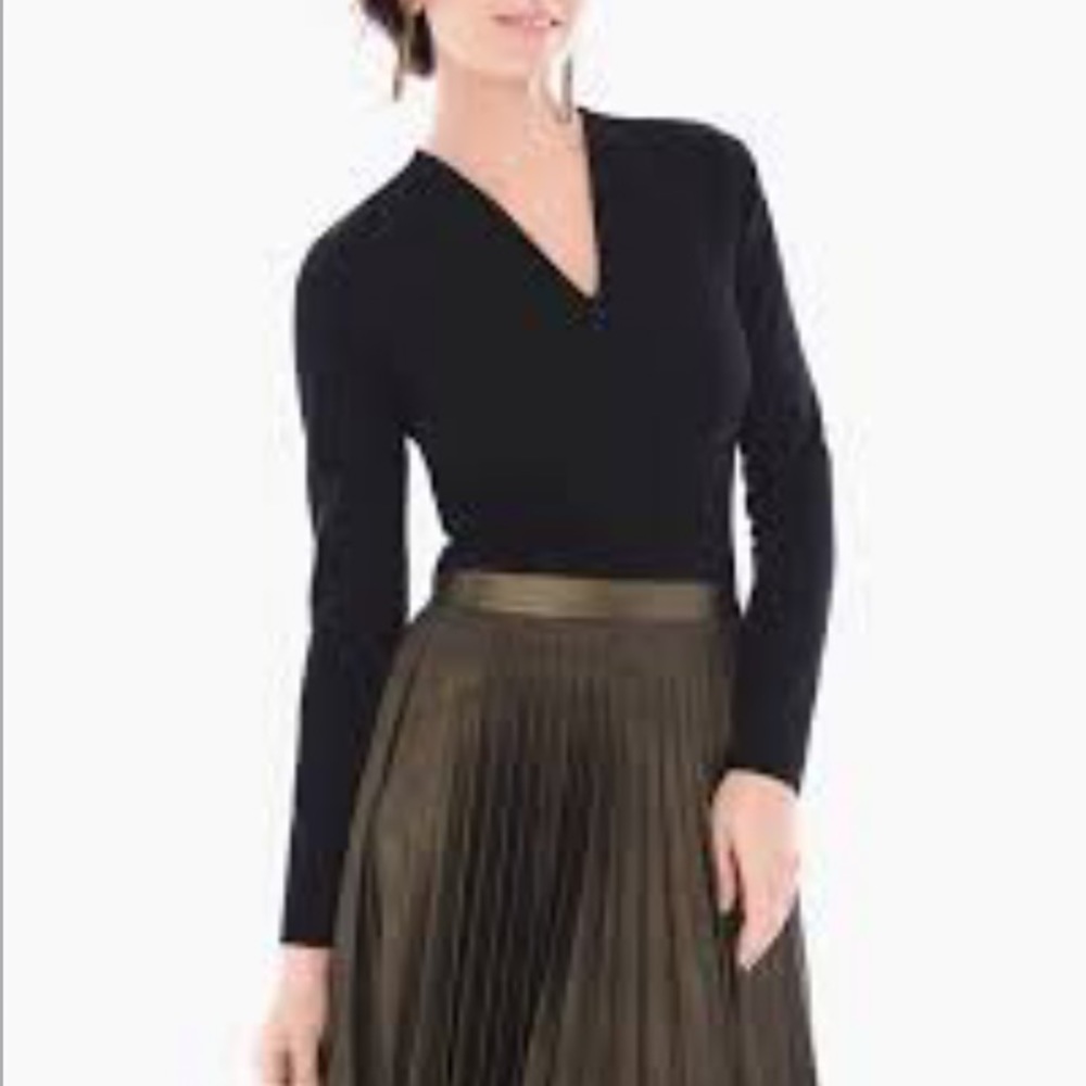 Chico’s Black Label Long Sleeve Bodysuit. Size 12. ***NWOT***